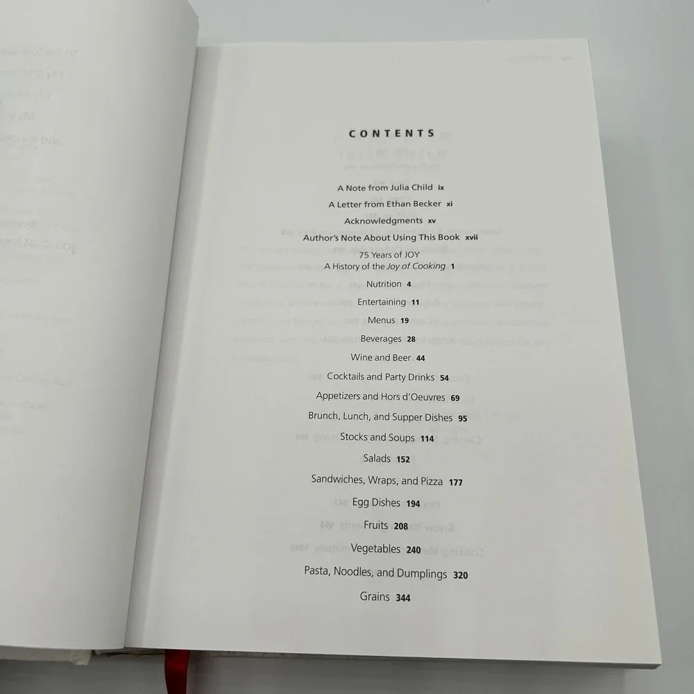 Joy of Cooking 75th Anniversary Edition Hardcover Cookbook 2006 Illustrated